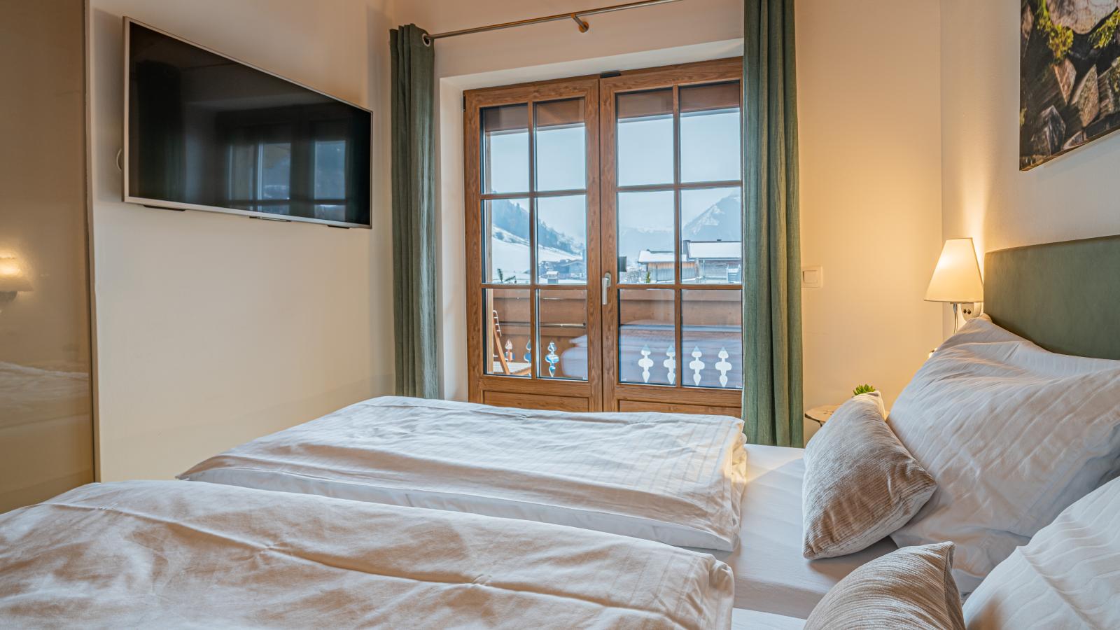 Liftblick Rauris-Slaapkamer