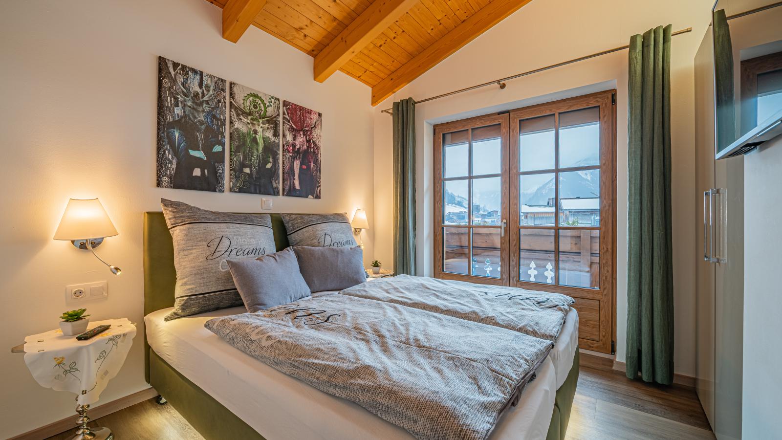 Liftblick Rauris-Slaapkamer