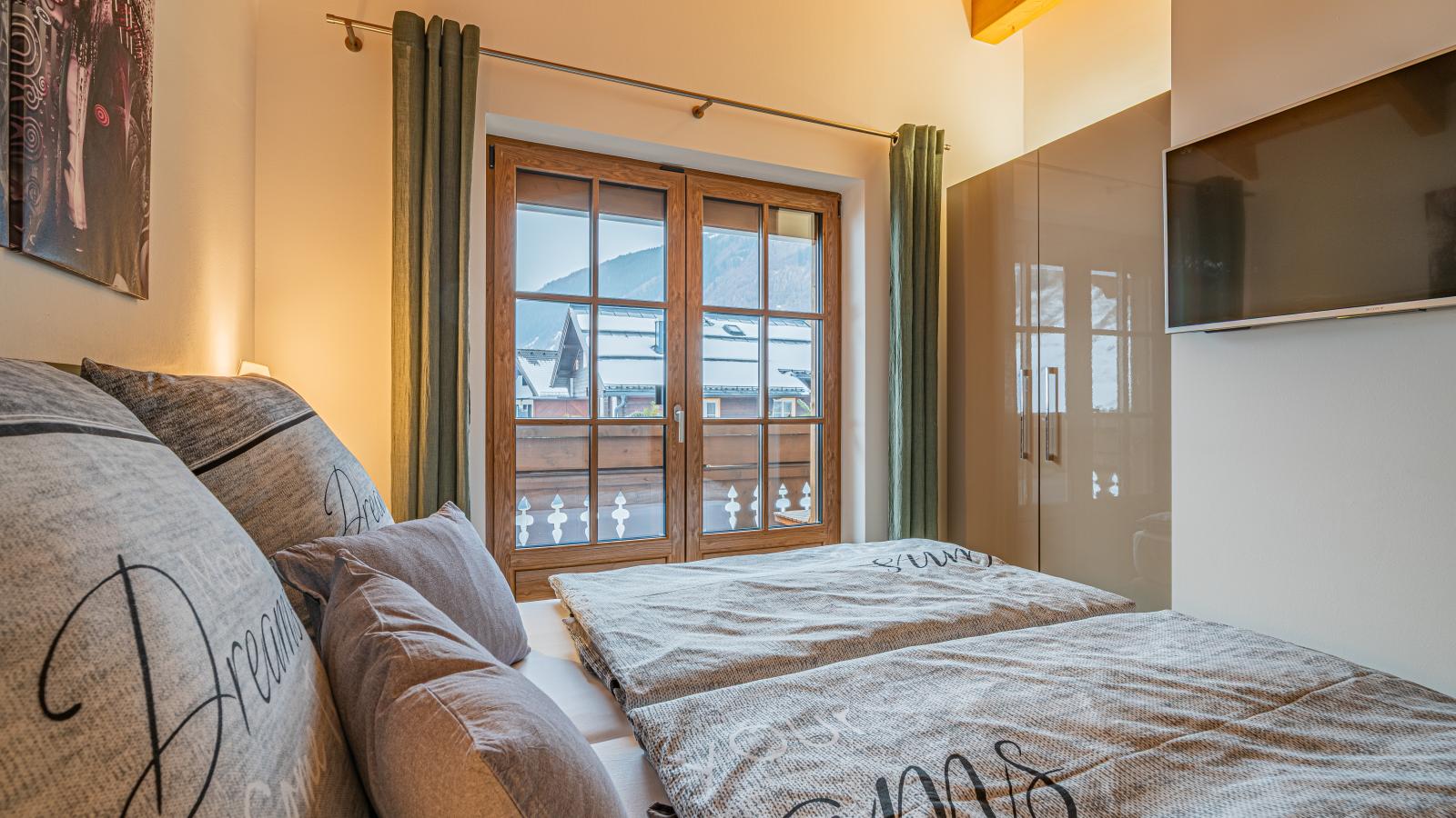 Liftblick Rauris-Slaapkamer