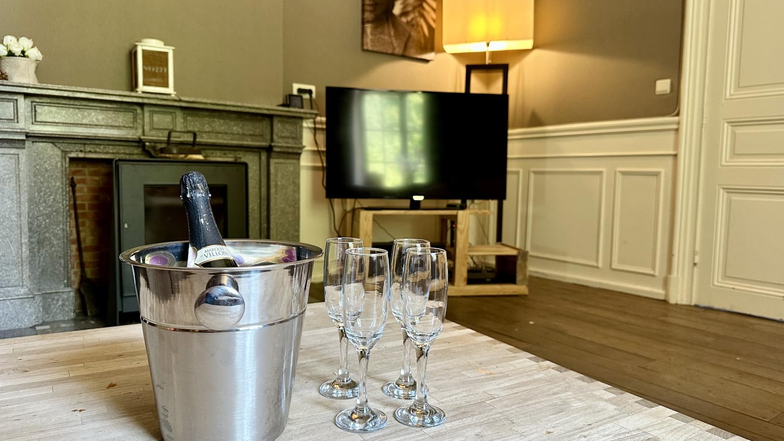 Castel Bodeux-Woonkamer