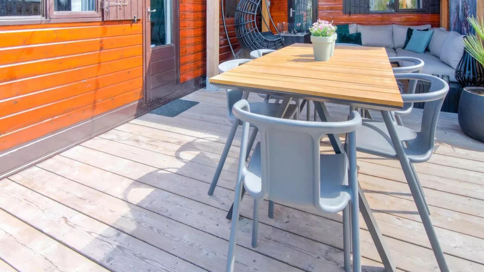 Zomerzoet-Terrassenbalkon