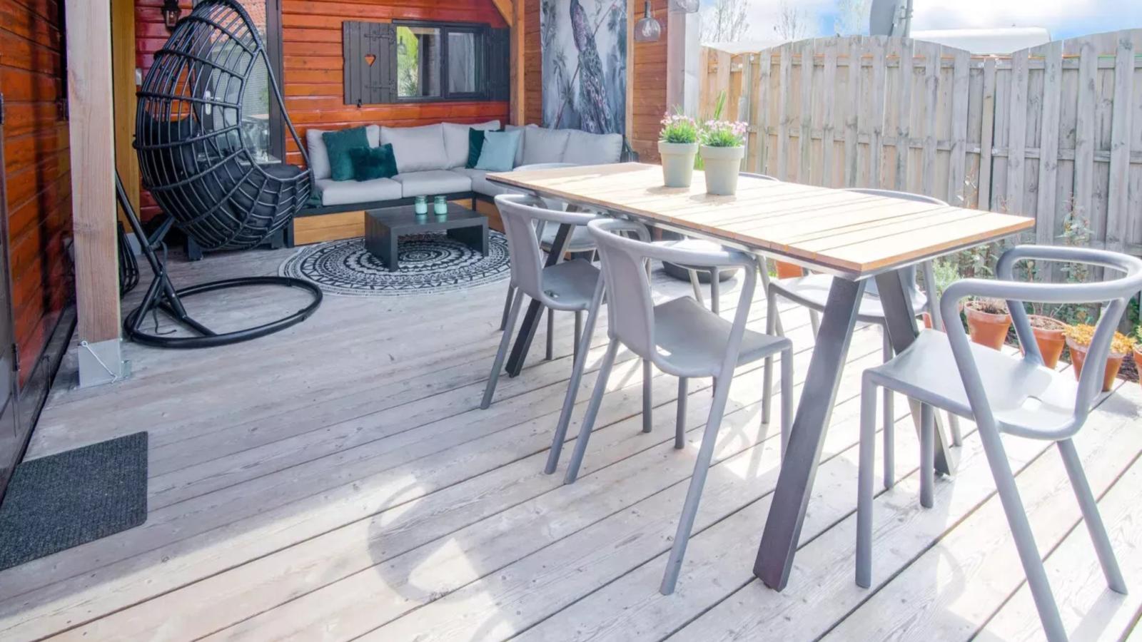 Zomerzoet-Terrassenbalkon