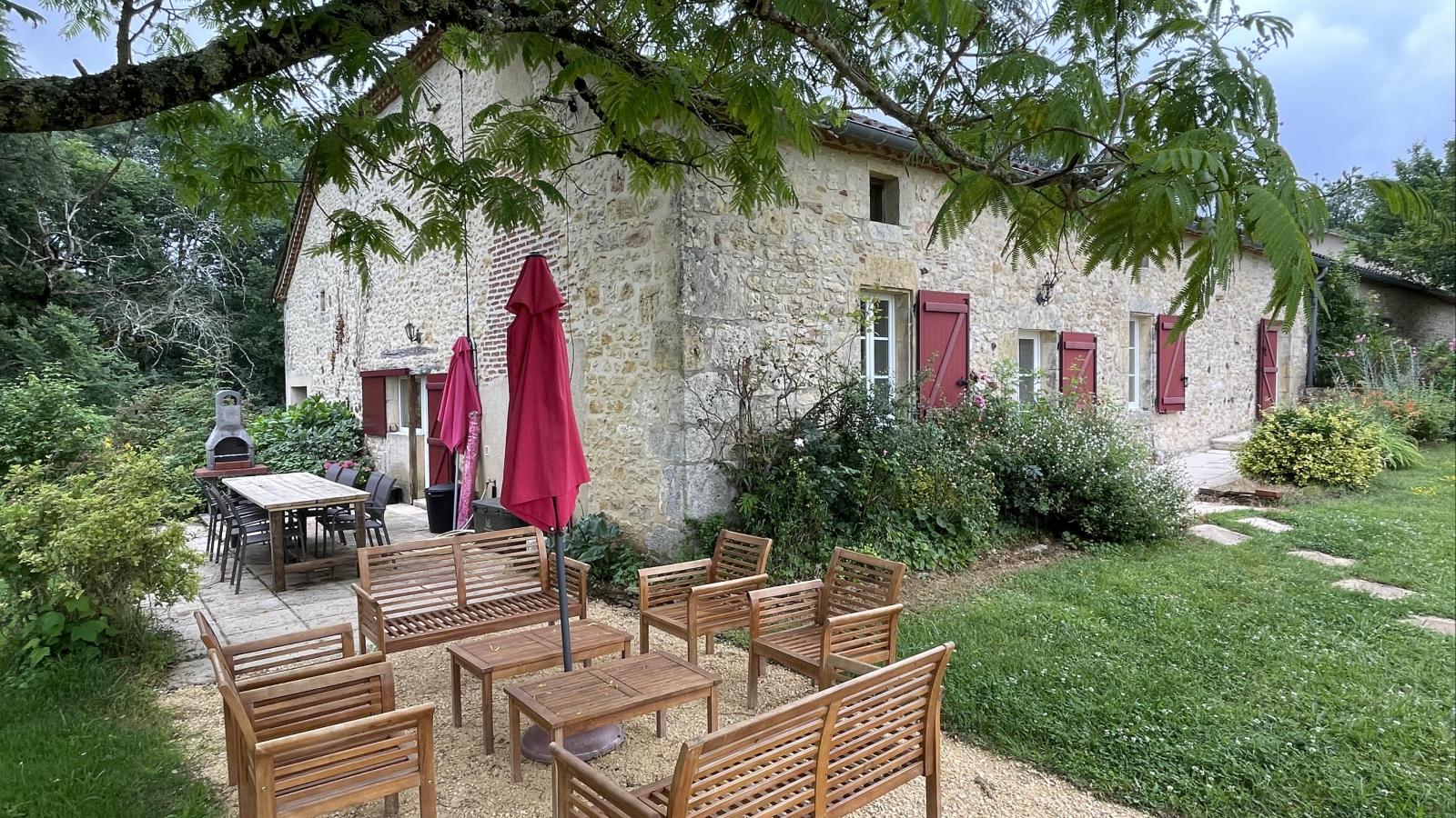 Ferme Saint Martin le Redon-Terrasbalkon