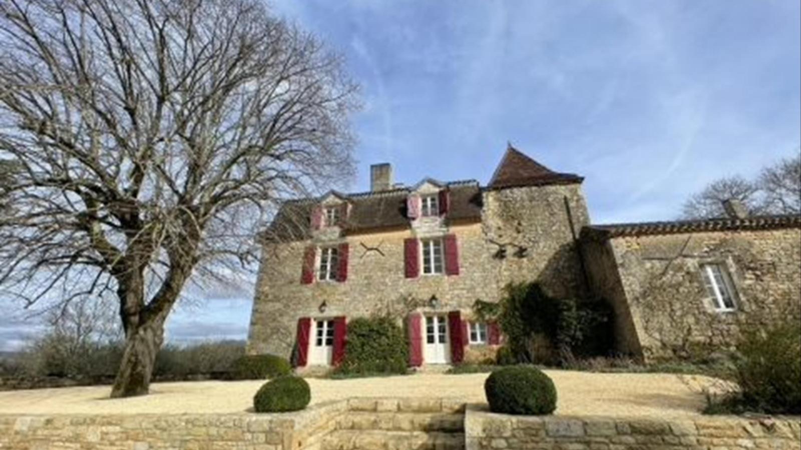 Ferme Saint Martin le Redon-Uitzicht zomer