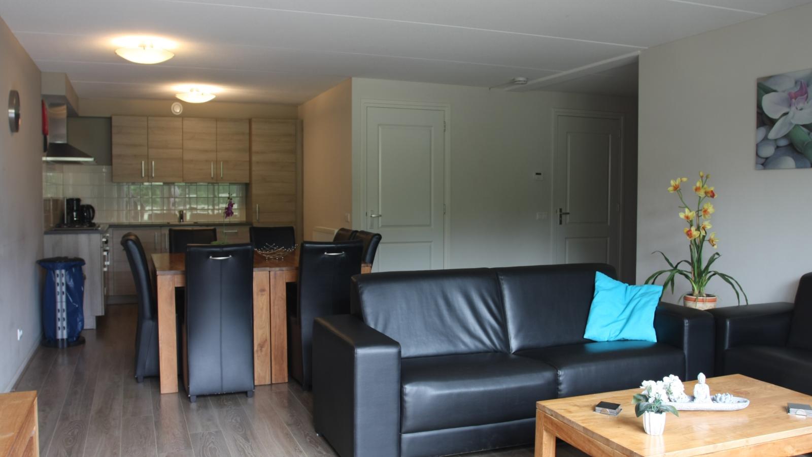 Boerderijappartement t Katreel-Woonkamer