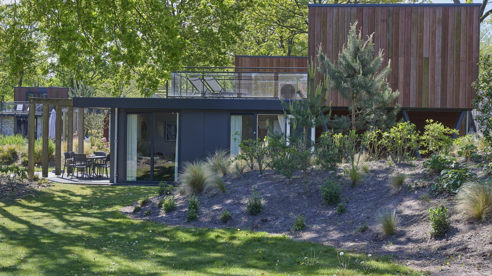 Het luxe droompaviljoen - Buitenkant zomer