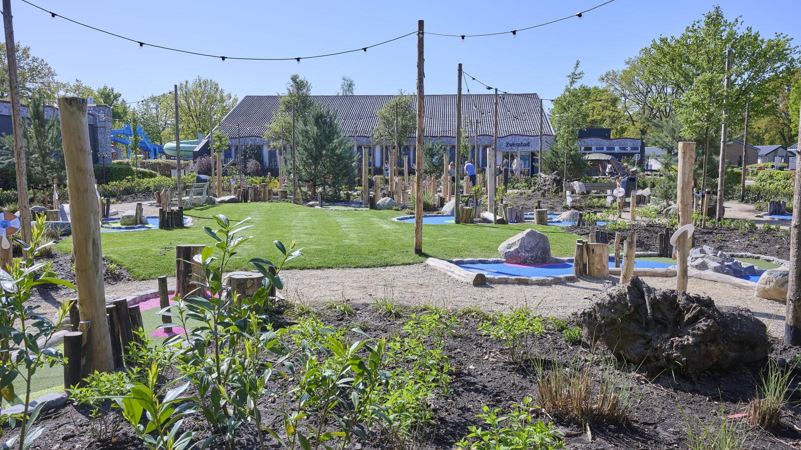 Het luxe droompaviljoen - Parkfaciliteiten