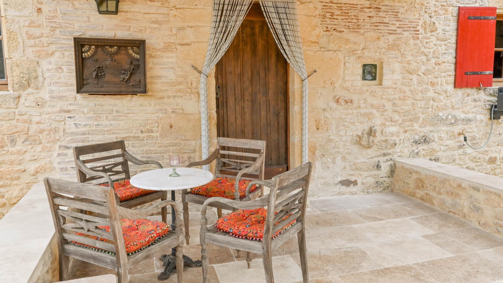Maison du Mas dAmour-Terrasbalkon
