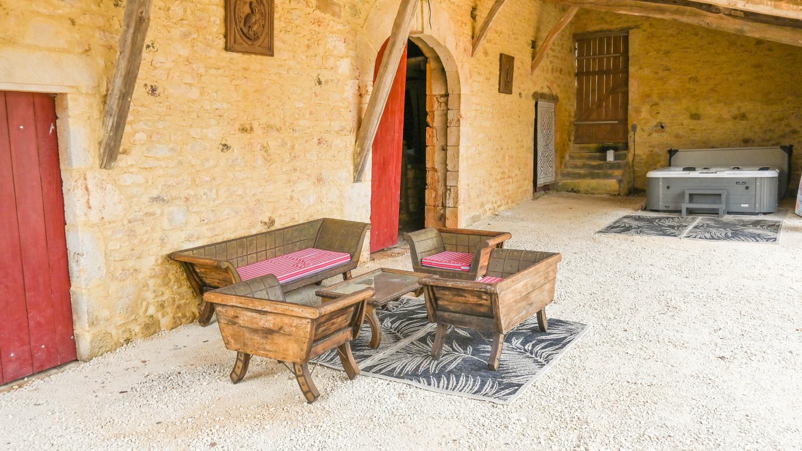 Maison du Mas dAmour-Terrasbalkon