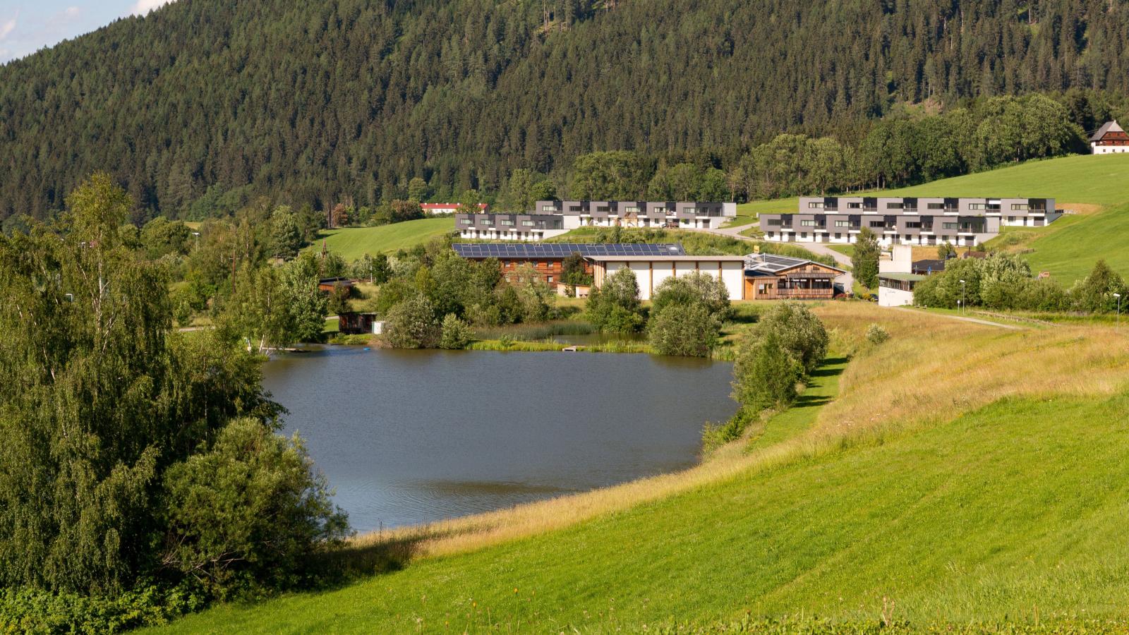 Winzerchalet-Gebieden zomer 1km
