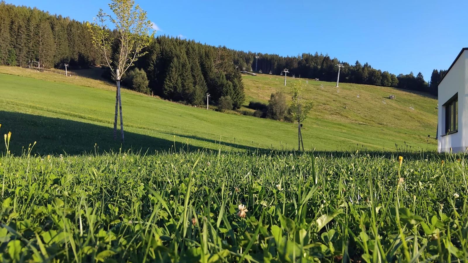 Winzerchalet-Gebieden zomer 1km