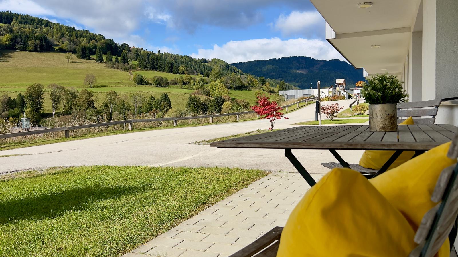 Winzerchalet-Terrasbalkon