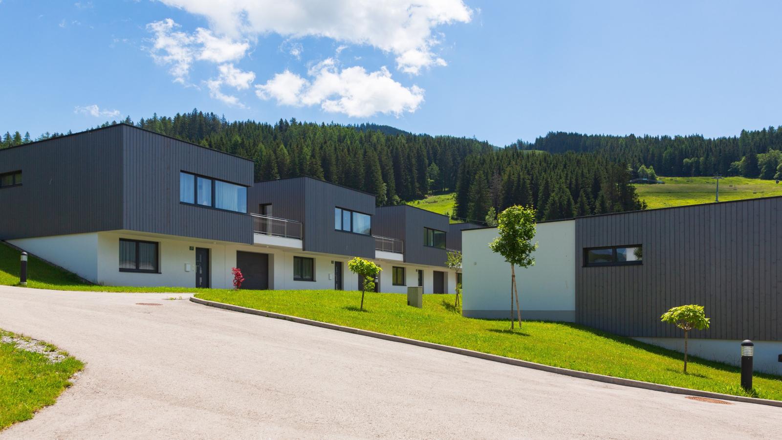 Winzerchalet-Gebieden zomer 1km