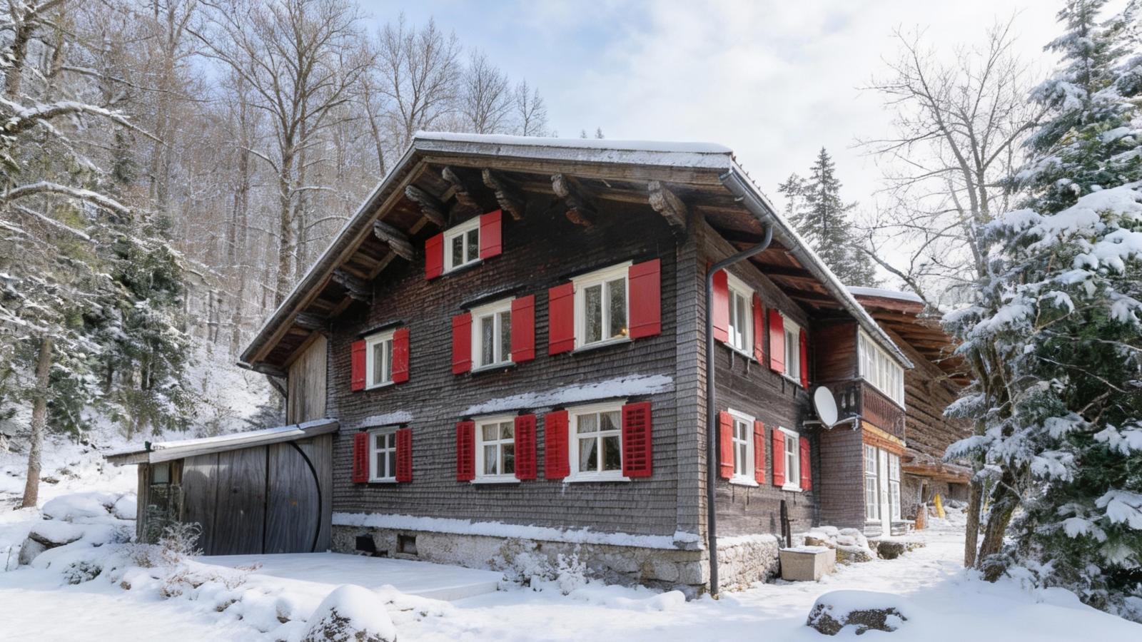 Waldhüsle-Exterieur winter