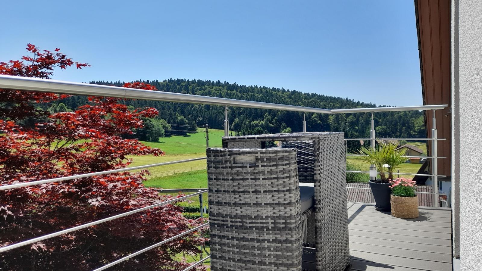Schwarzwaldstübchen-Terrasbalkon
