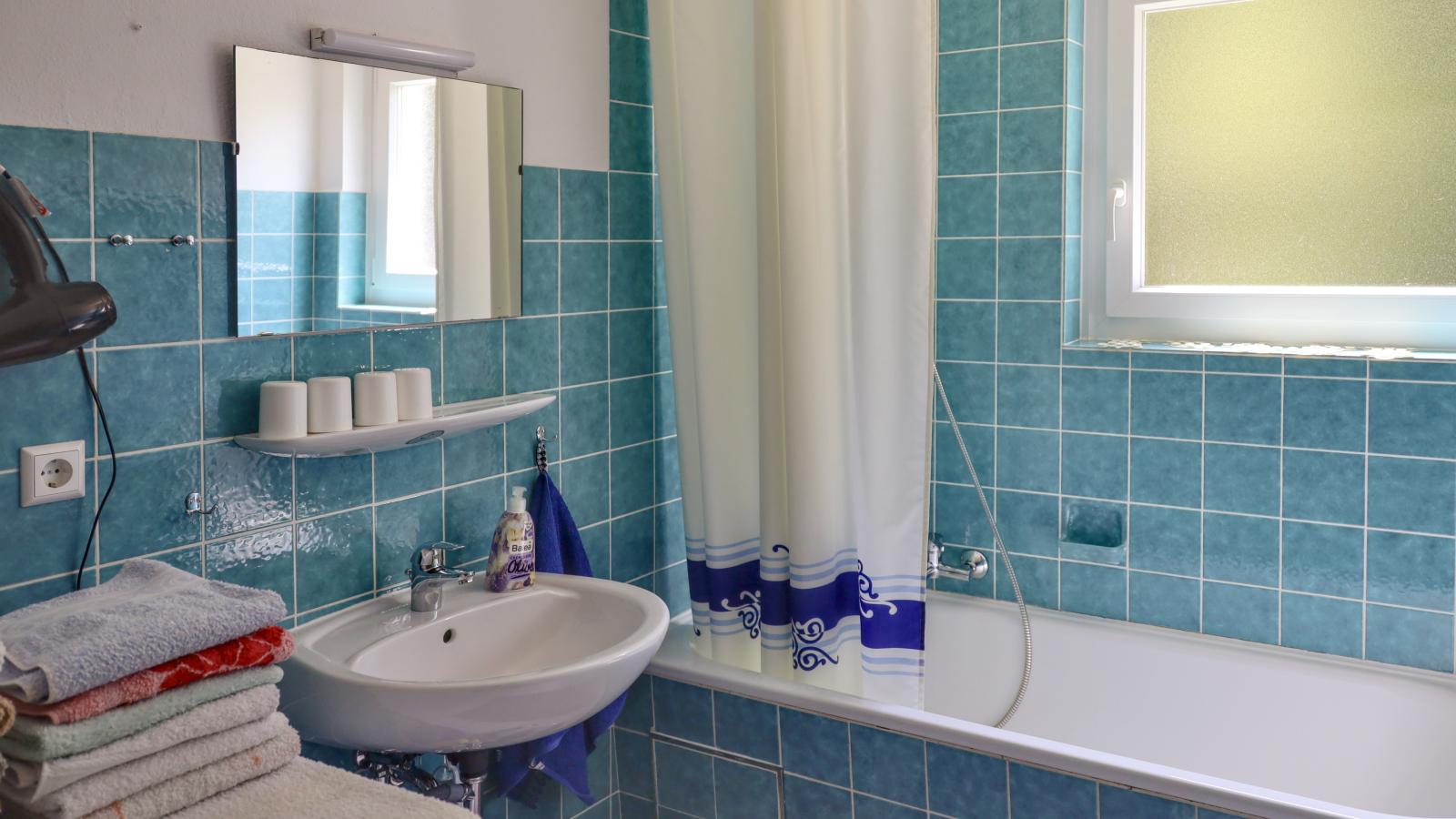 Am Wald-Badezimmer