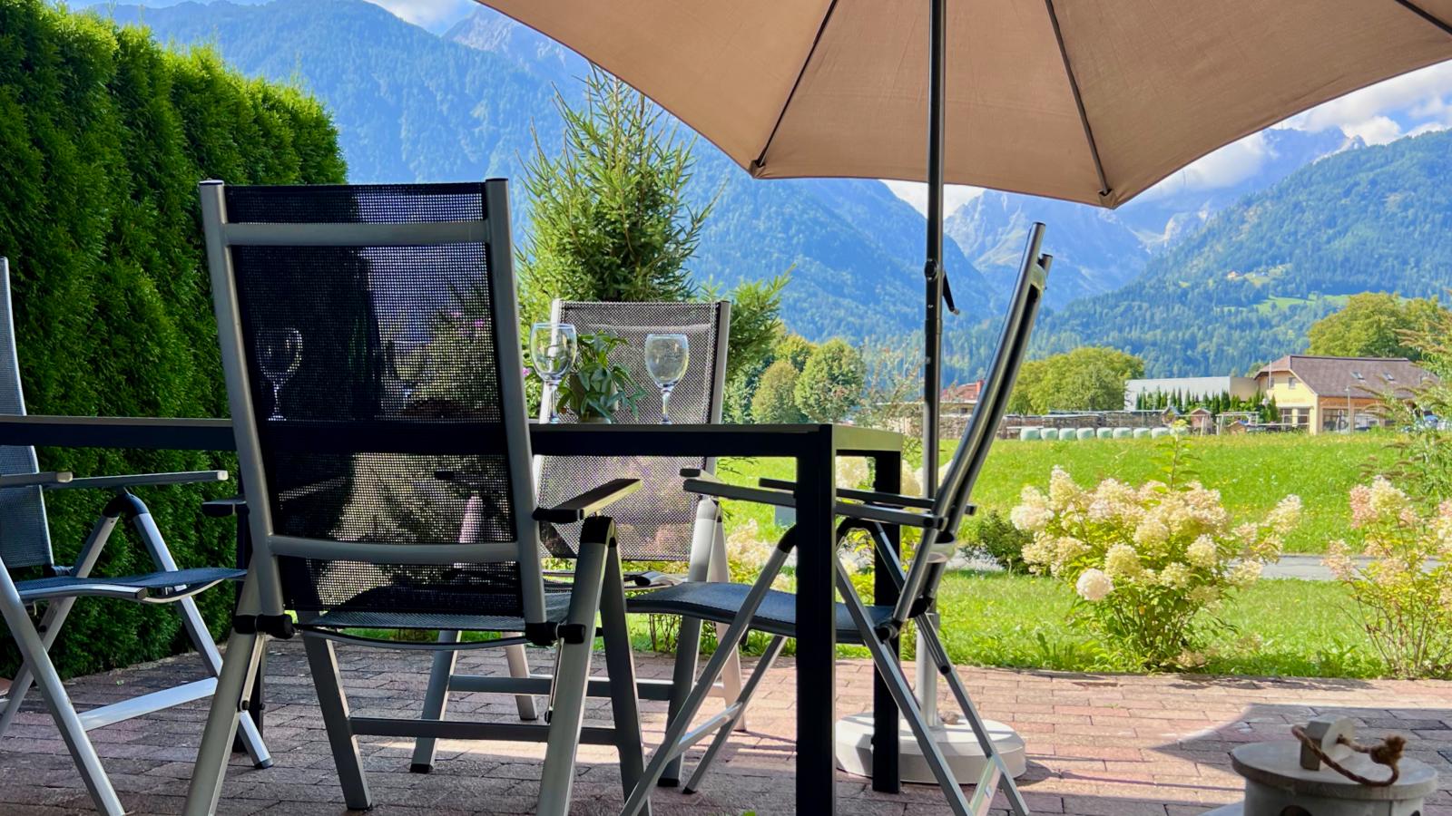 Casa Nostra-Gardens in summer