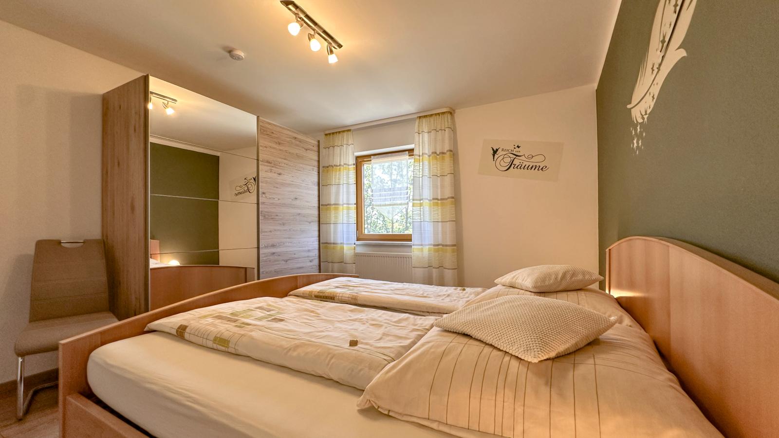 Mit Herz-Schlafzimmer