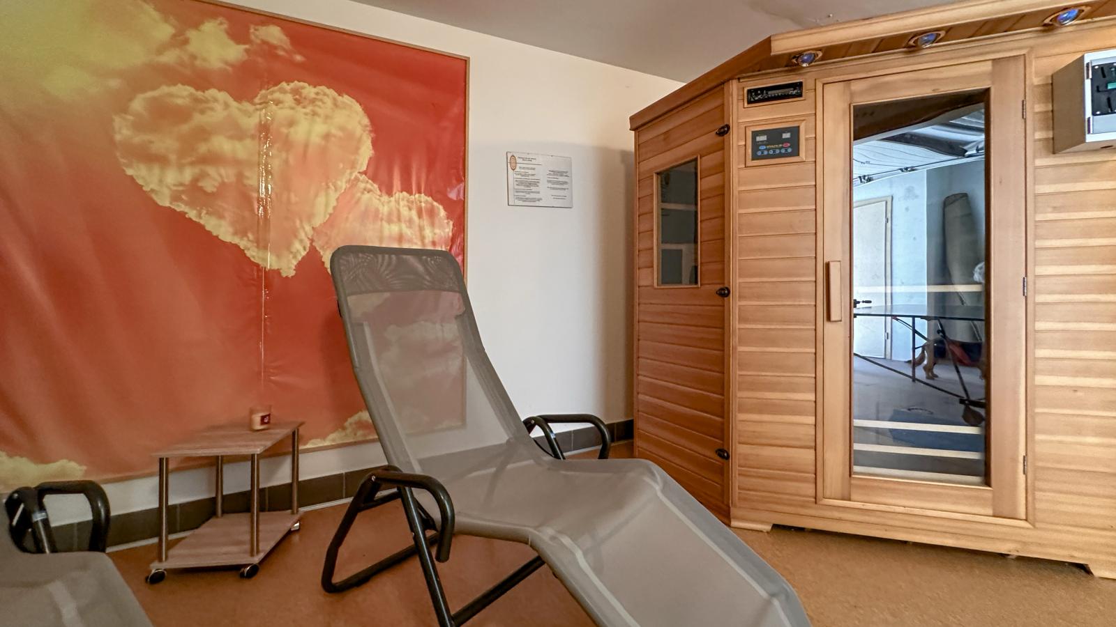 Mit Herz-Sauna