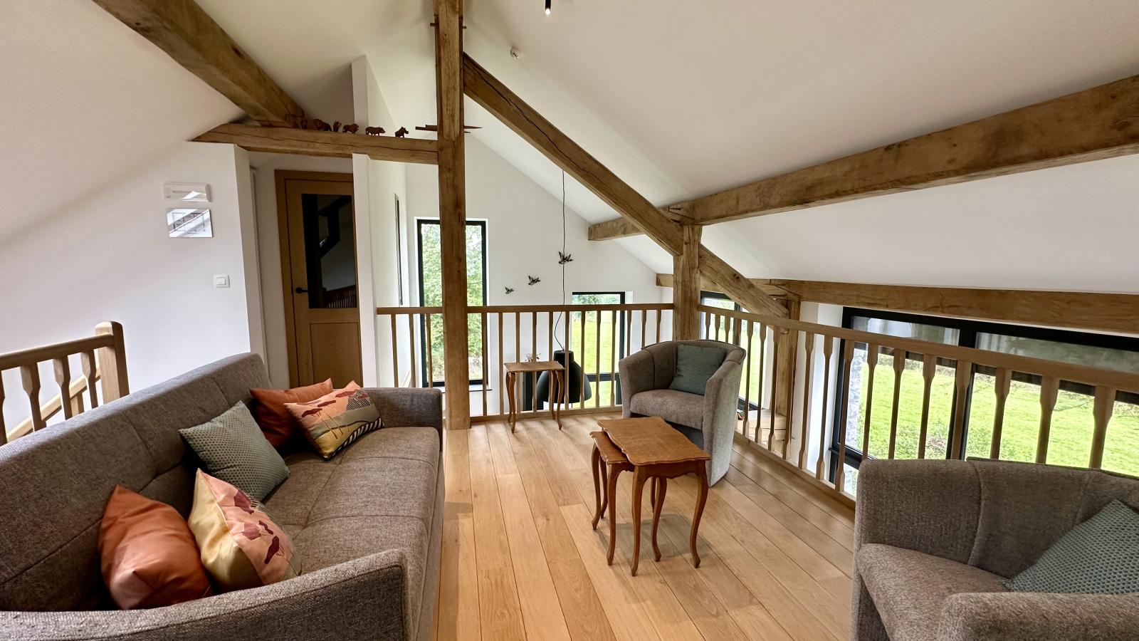 Le Pavillon-Woonkamer
