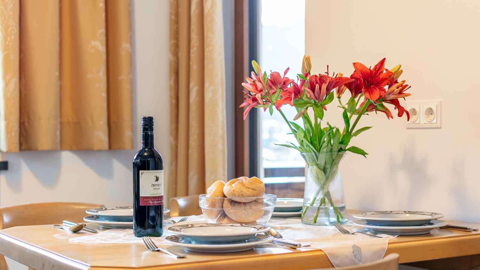 Landhaus Marchfeld Top 2-Eetkamer