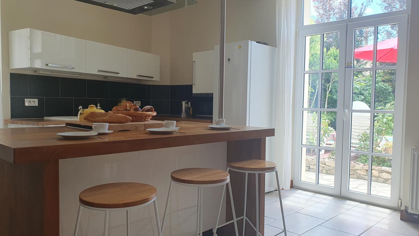 La maison des Vendangeurs 6-Keuken