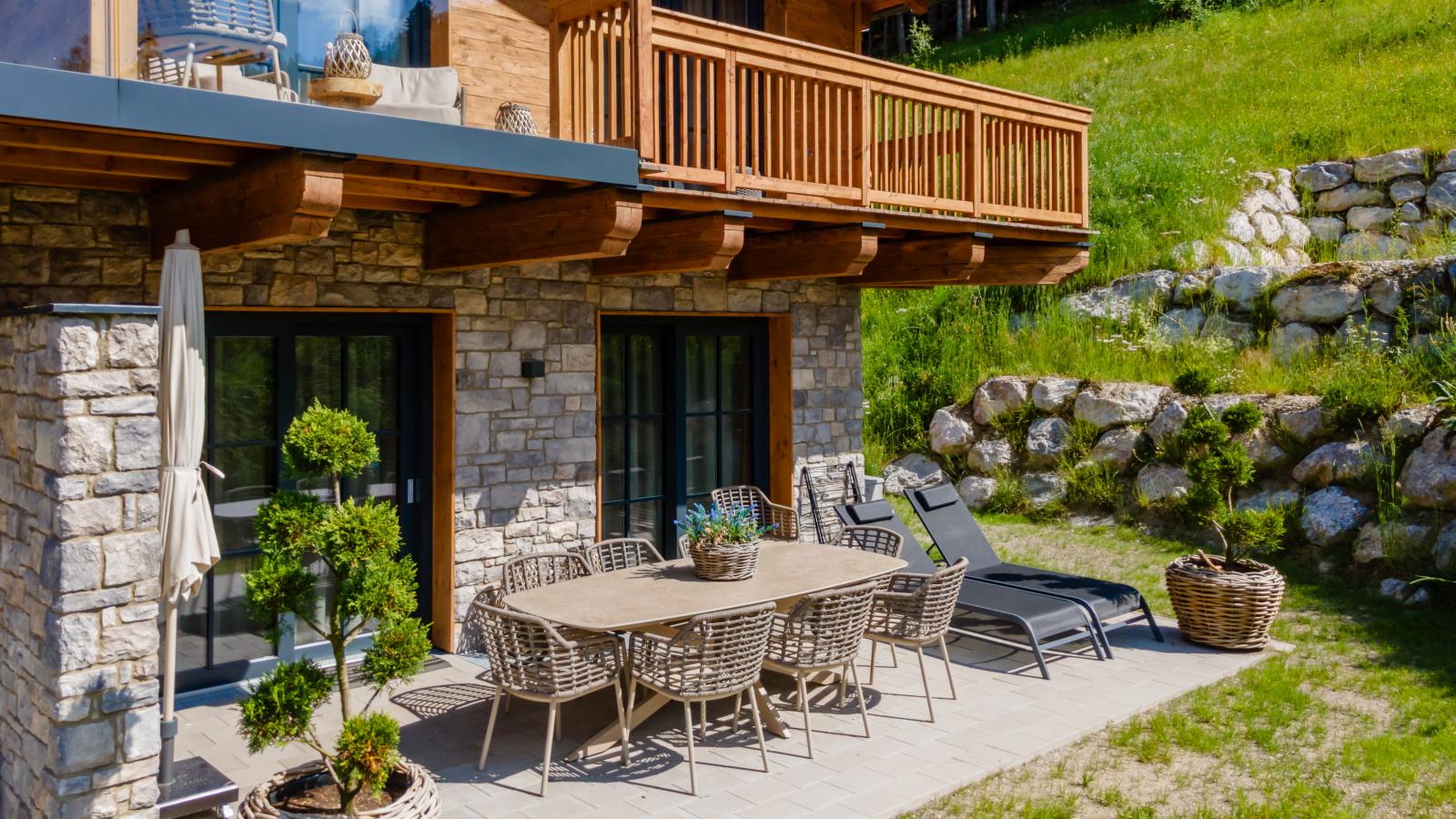 Chalet Gipfel Lodge Alpine Style - Tuinen zomer