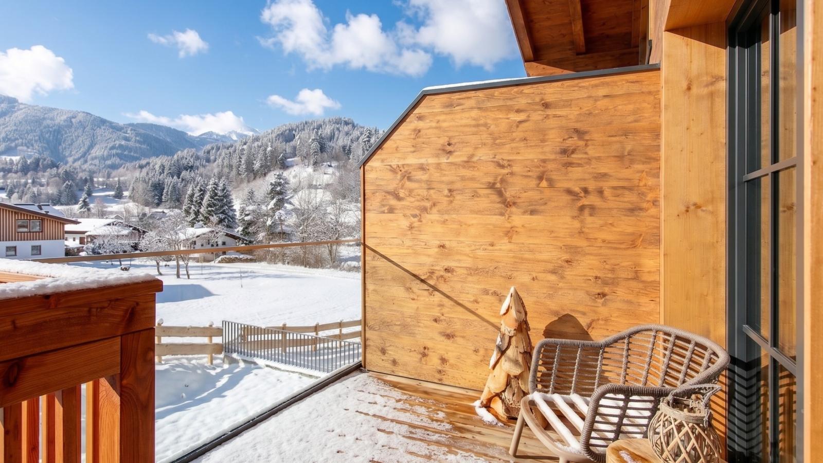 Chalet Gipfel Lodge Alpine Style - Terrasse/Balkon