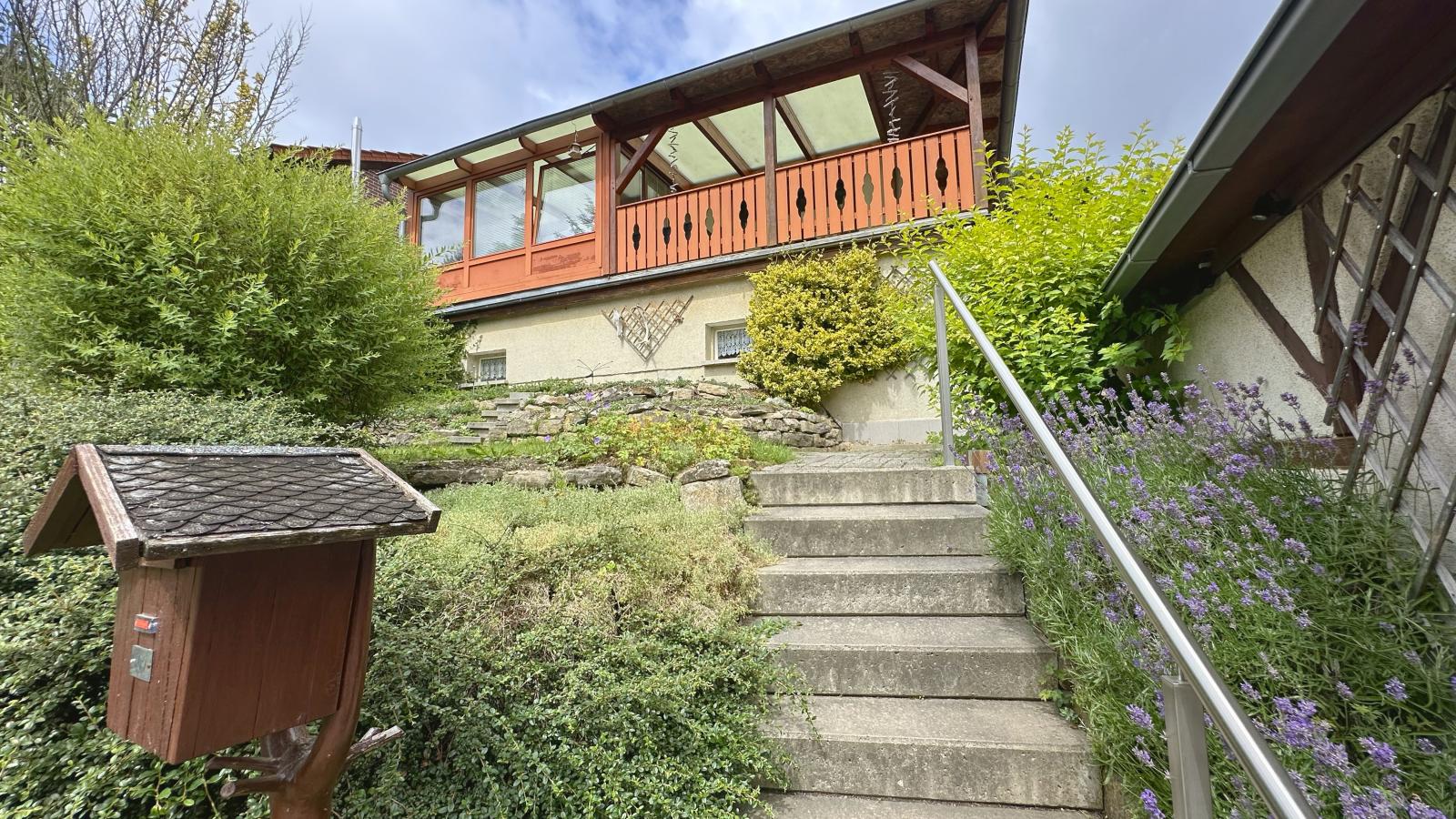 Haus Panoramablick-Buitenkant zomer