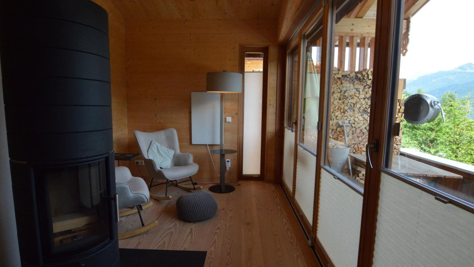 Mondholz-Woonkamer