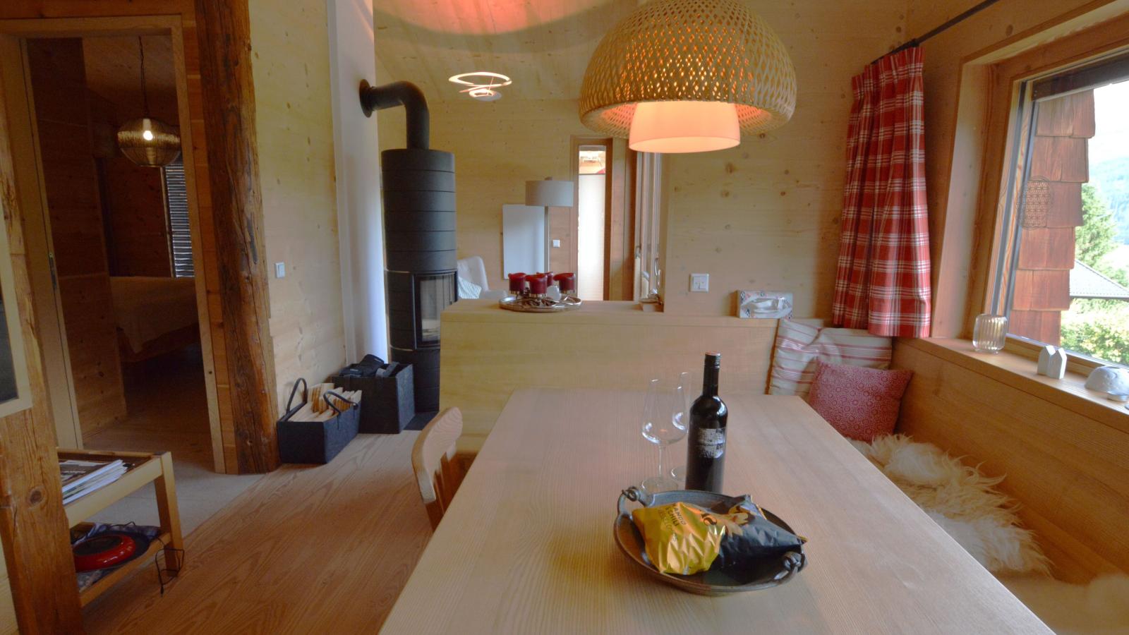 Mondholz-Eetkamer