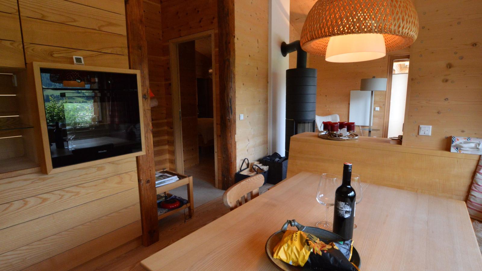 Mondholz-Eetkamer