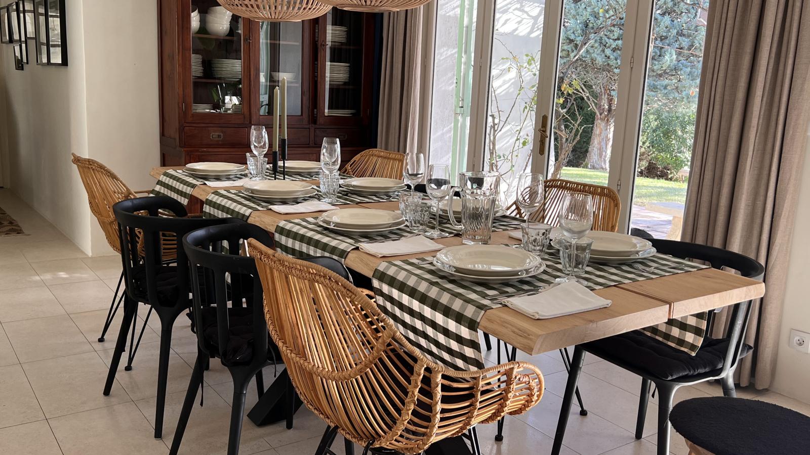 Les Palmiers-Eetkamer