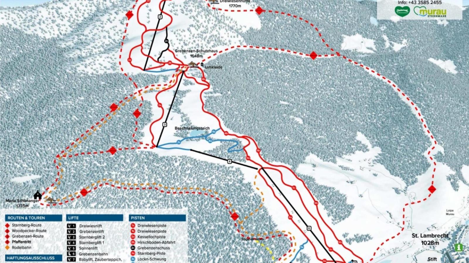 Grebenzen Lodge Starnberg 60A-Plattegrond