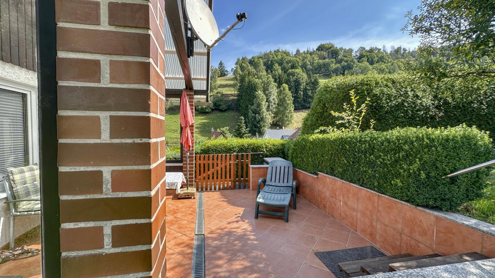 Talblick-Terrasse / balcon