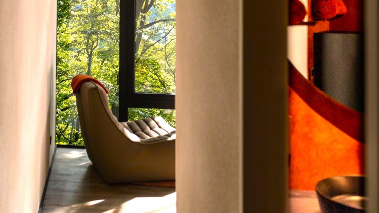 Cabane dans les arbres-Salon