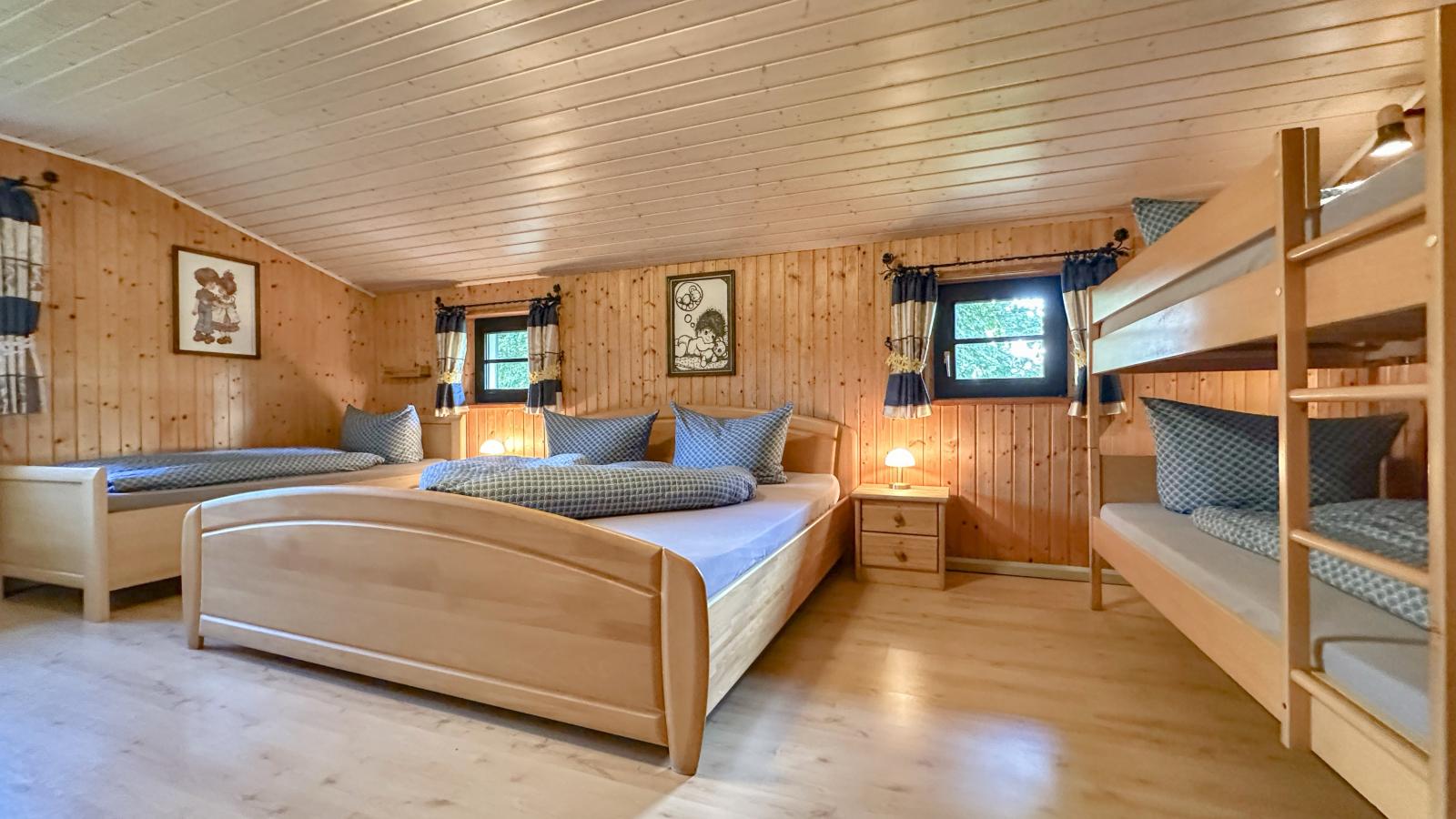 Rehberg Hütte-Slaapkamer