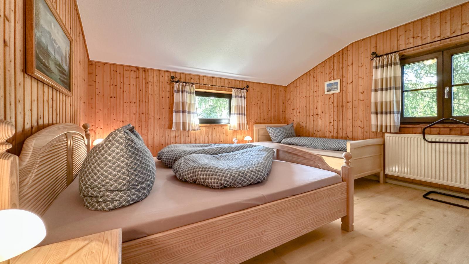 Rehberg Hütte-Slaapkamer