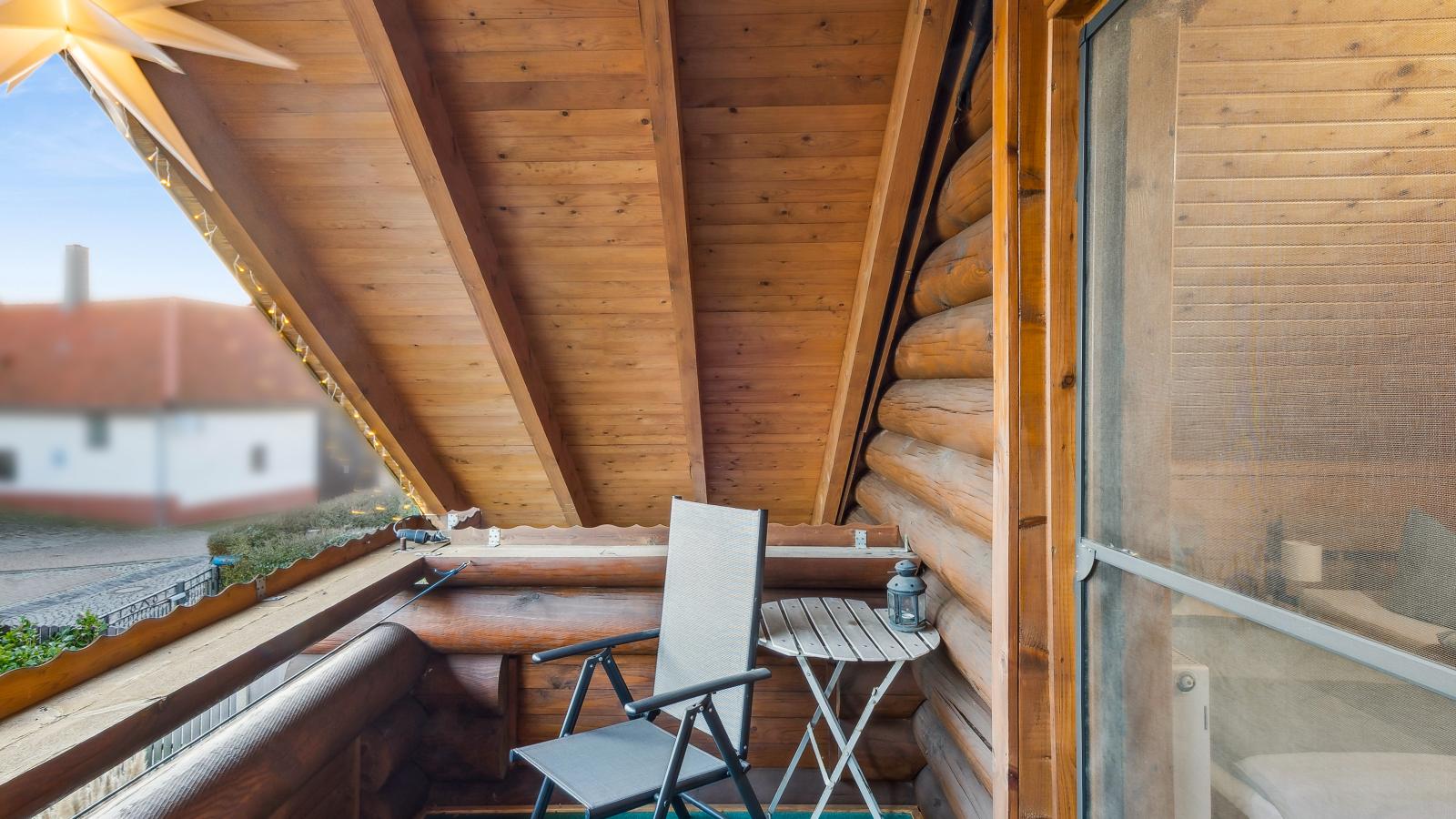 Ute-Terrasse / balcon