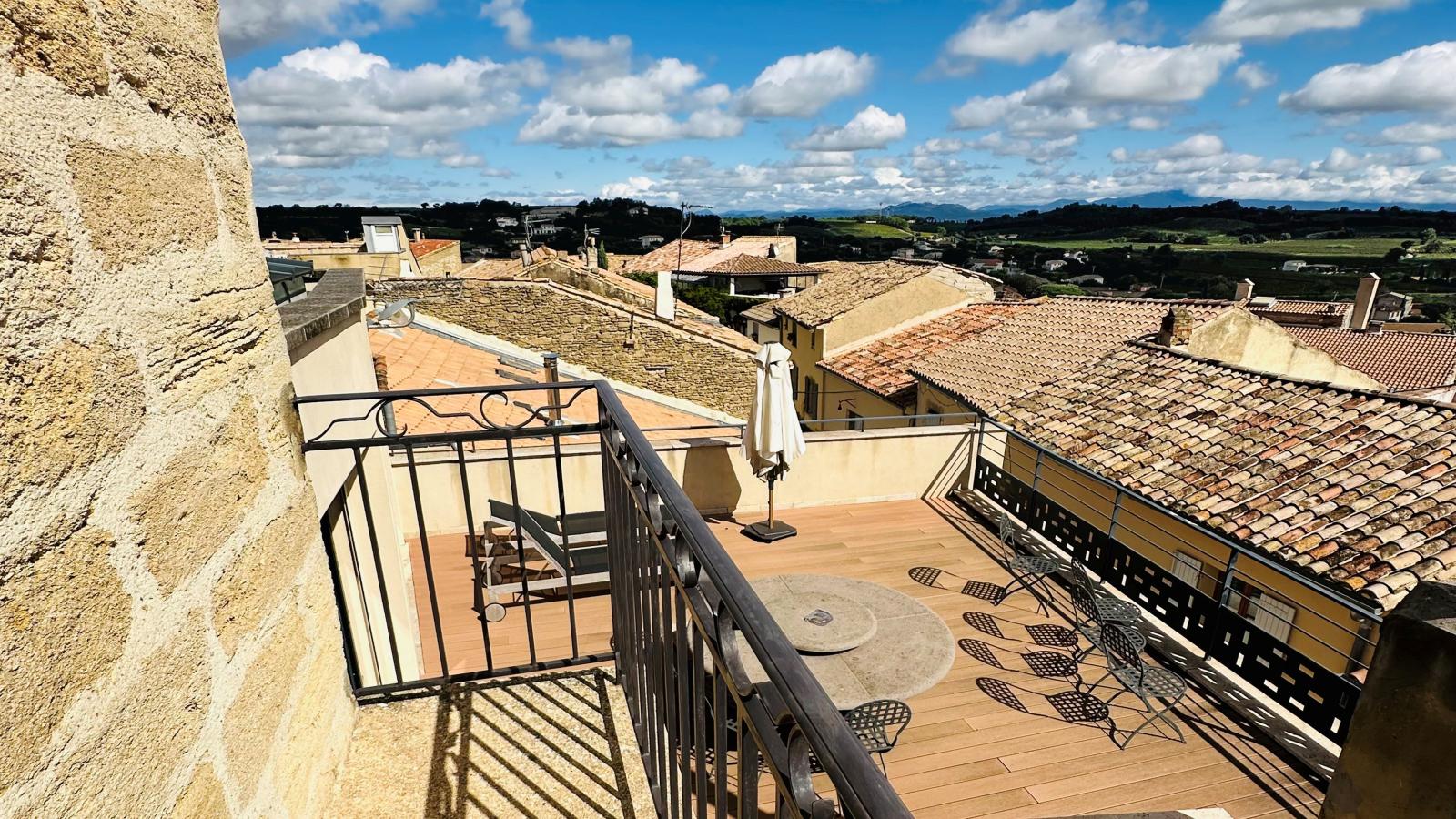 Chateau la Perle-Uitzicht zomer