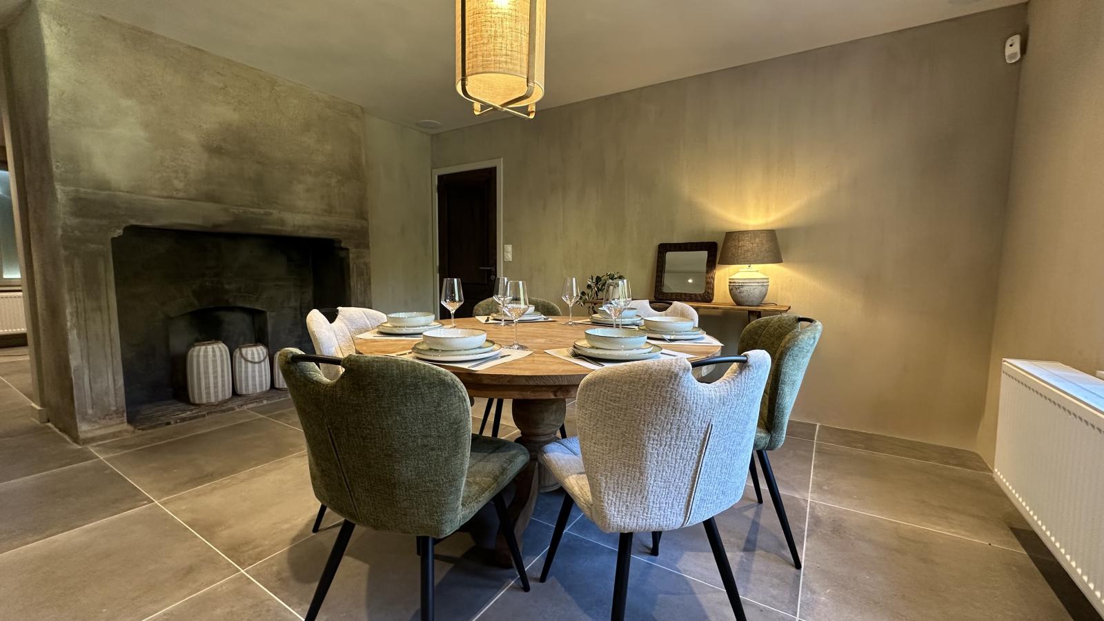 Le Moulin de Lachalade-Esszimmer