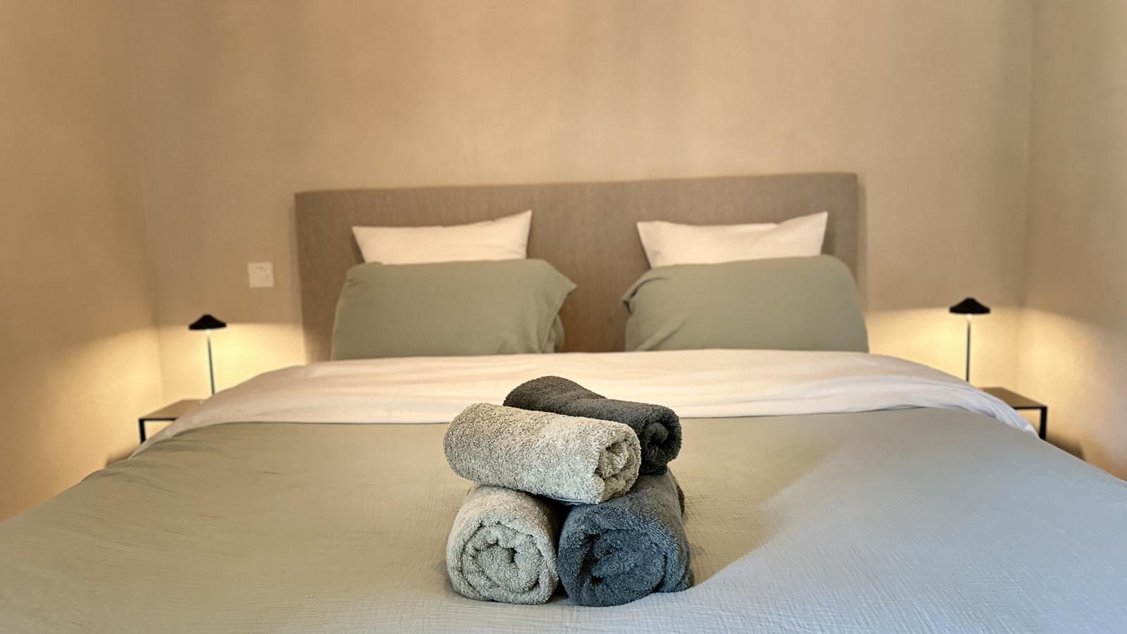 Le Moulin de Lachalade-Schlafzimmer