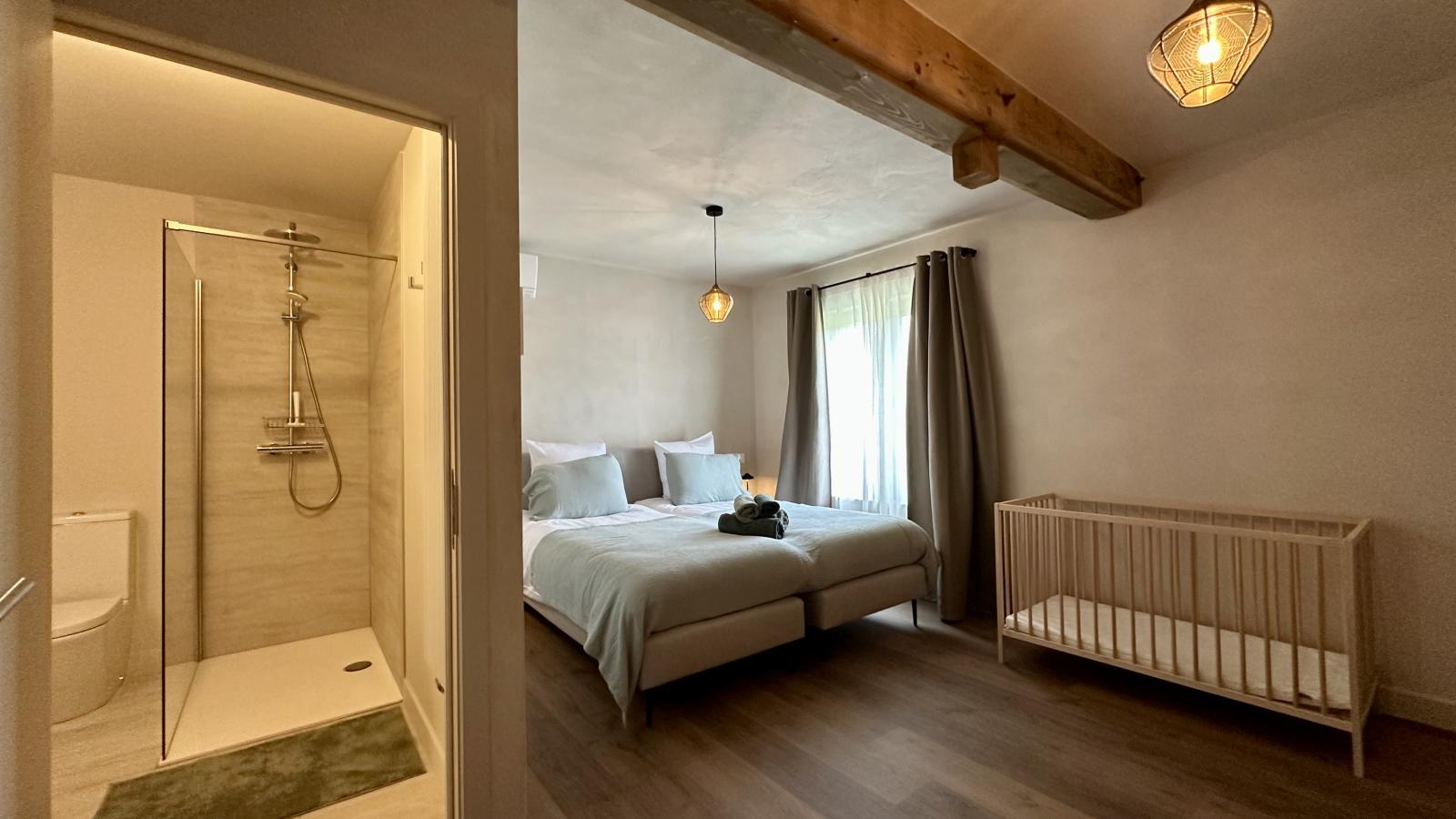 Le Moulin de Lachalade-Schlafzimmer