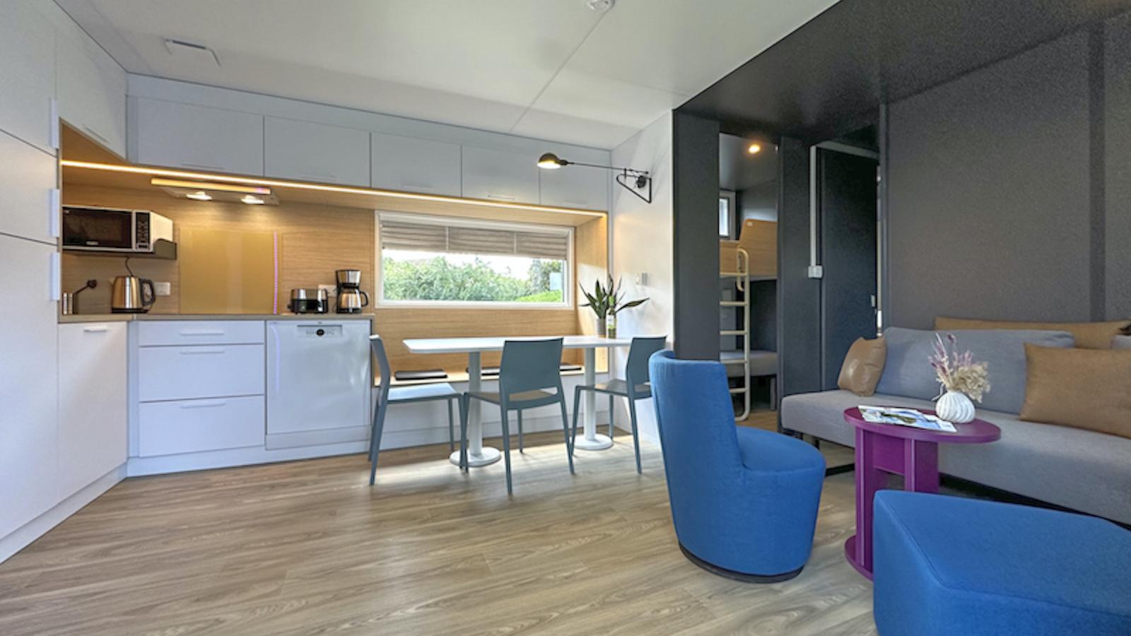 Feriendorf Seeblick - Tiny Chalet Nr 6-Keuken