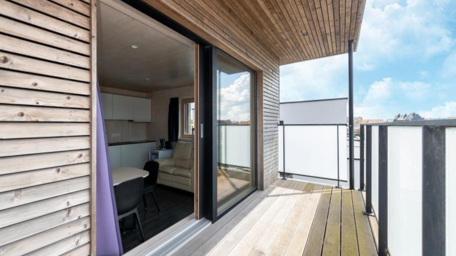 Kruiers Eco Lodge-Terrasse/Balkon