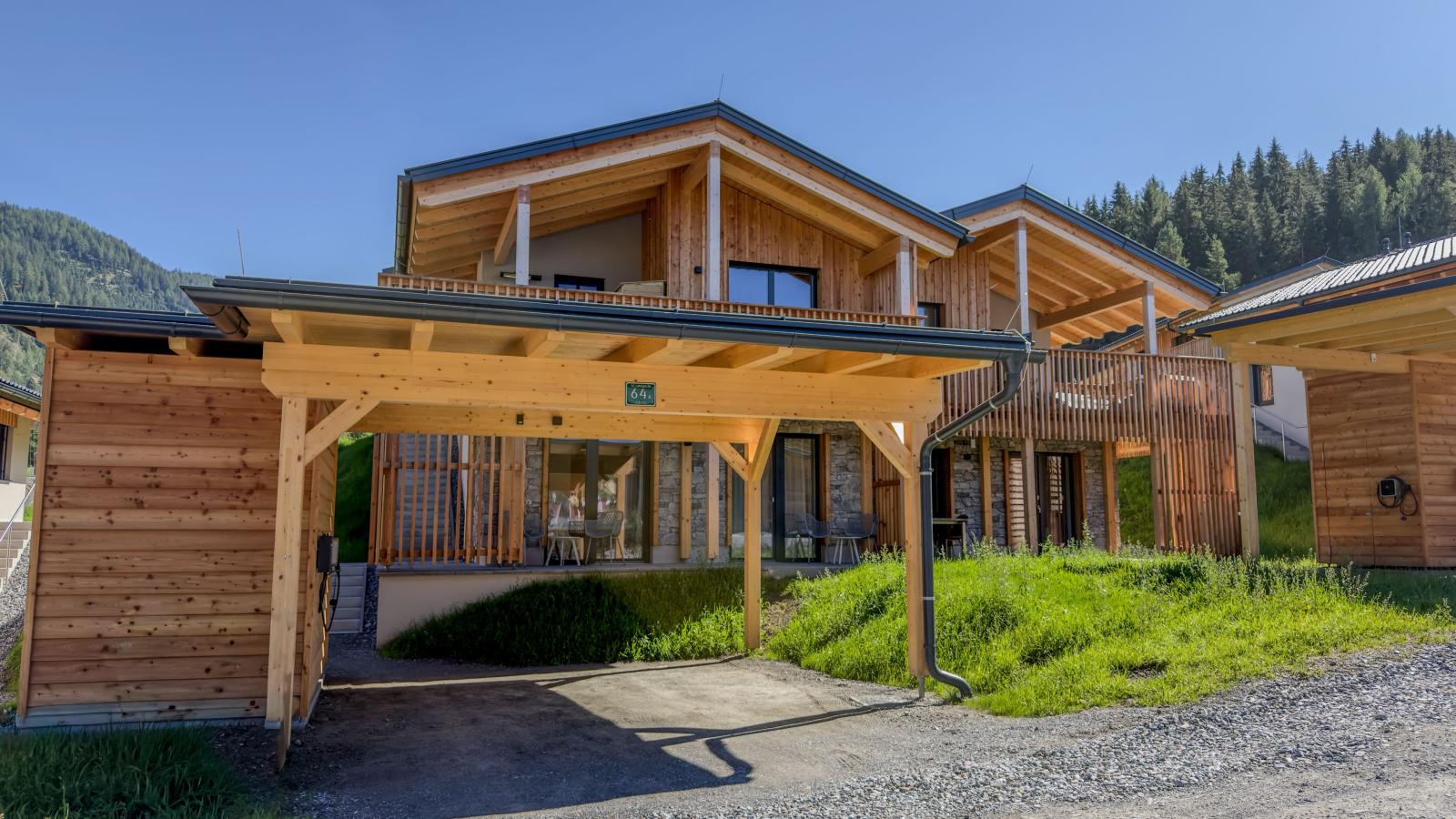 Grebenzen lodge Alpenklang 64A - Buitenkant zomer