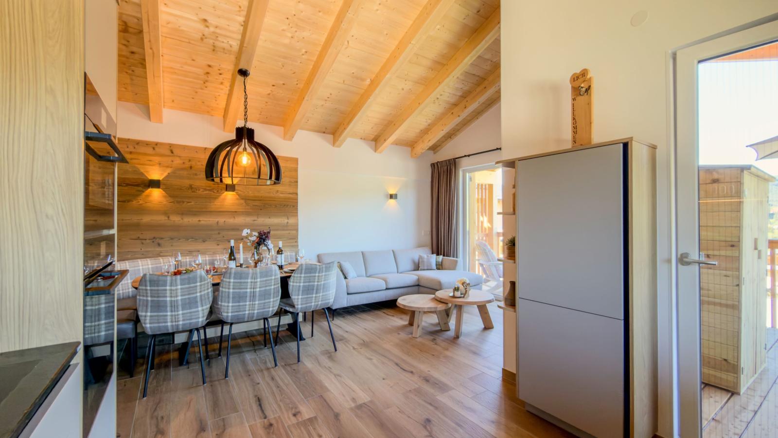 Grebenzen lodge Alpenklang 64A - Woonkamer