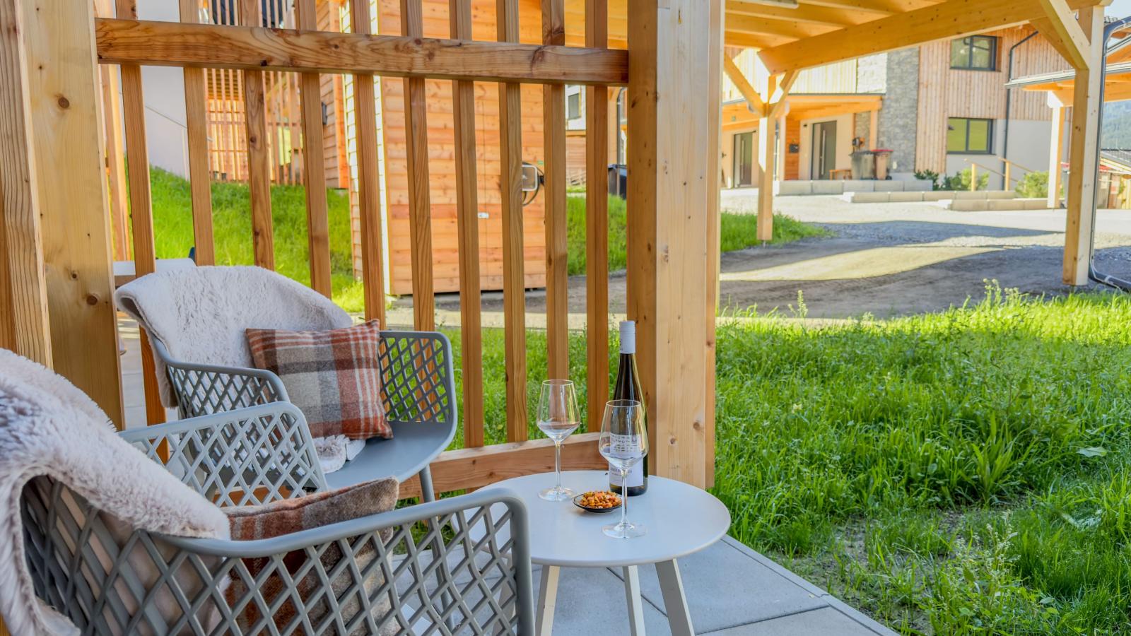 Grebenzen lodge Alpenklang 64A - Terrasbalkon
