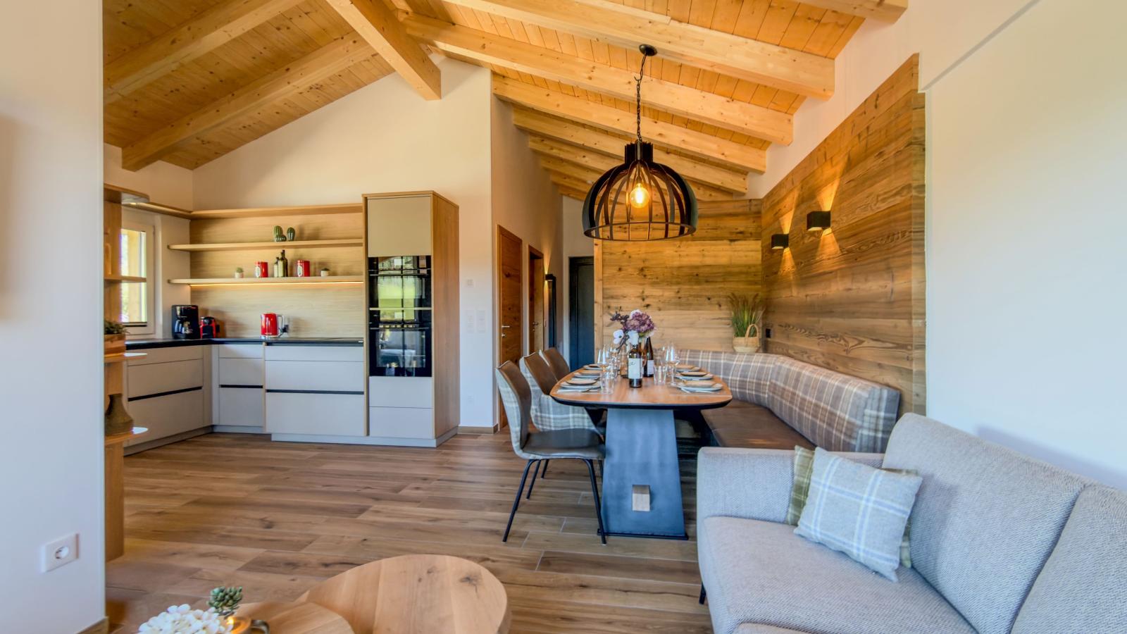 Grebenzen lodge Alpenklang 64A - Woonkamer