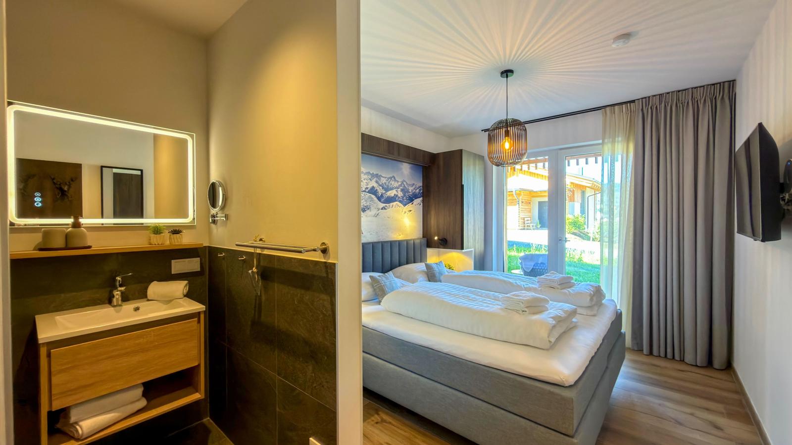 Grebenzen lodge Alpenklang 64A - Slaapkamer